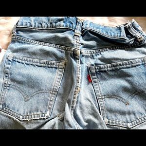 1979 red tag Levis from highschool.  Original owner